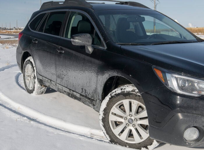 Pirelli Scorpion Winter Tire mounted on Subaru Outback